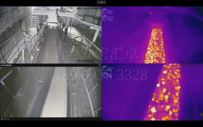 HHW-AT384-ACS双光谱熟料测温热成像仪-应用于熟料...